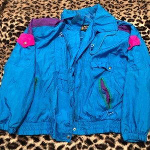 Andy Johns Women’s 80s 90s style windbreaker M